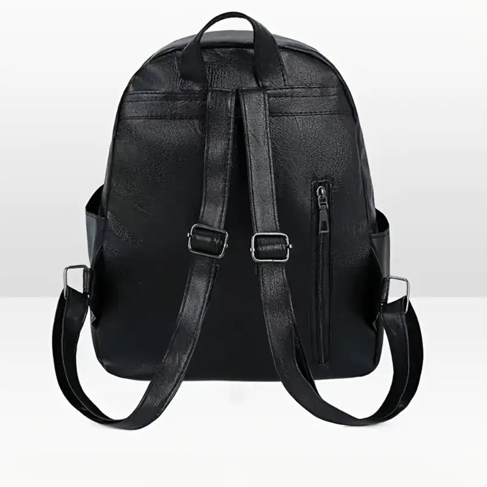 Women Large Capacity Backpack- Heavy Duty Polyester School Bag with Lock Closure, Adjustable Thickened Shoulder Straps and Front Pocket for Work, Travel Daypack