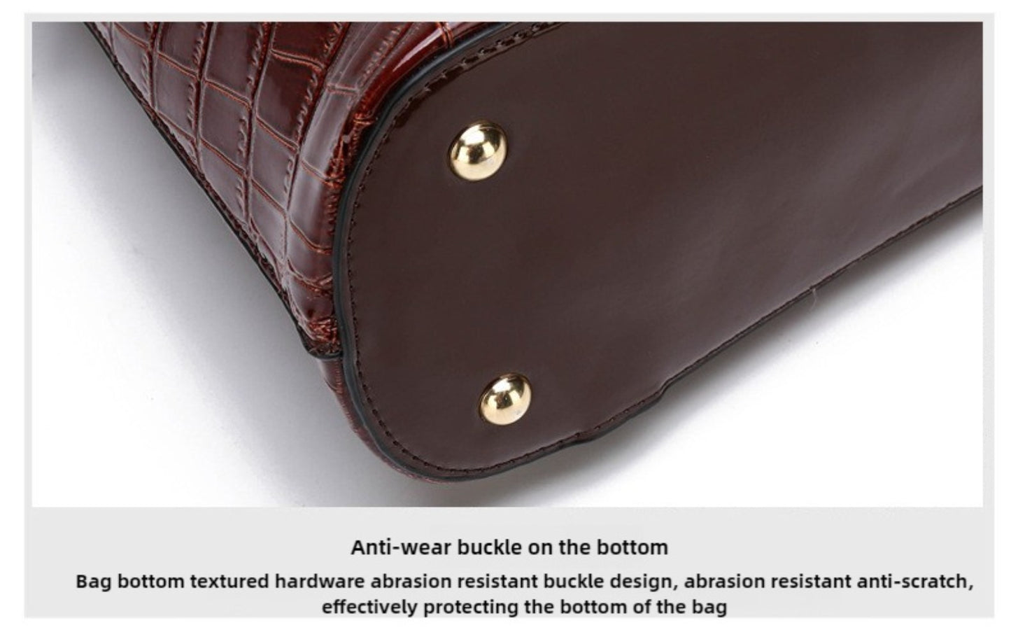 6pcs Set PU Minimalist Crocodile Embossed Women's Bag Set, High Cost Performance, Includes: Backpack, Tote Bag, Shoulder Bag, Clutch, Keybag, Wallet