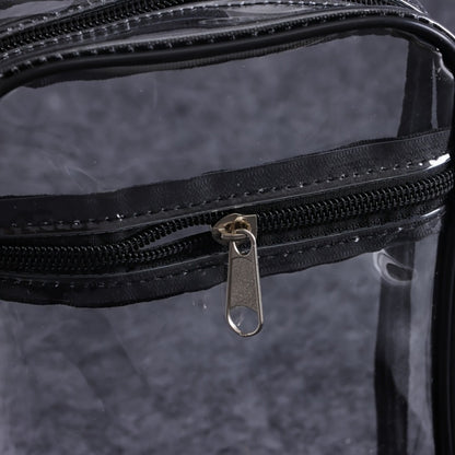 Men's Crossbody Bag – Clear, Adjustable Strap, Transparent | Bag Vero – detail view 5