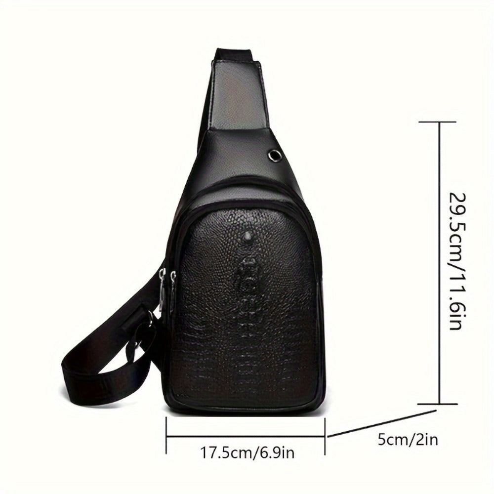 Sling Bag - Stylish High Quality Sling Bag - Durable & Multi-Functional, Crossbody Chest Pack for Casual Everyday Use - Men - Style! Strength! Simplicity! Yours!