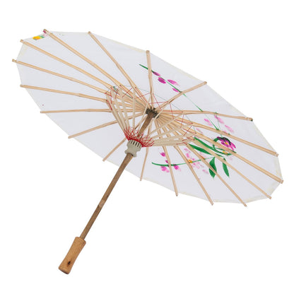 Small 22" Japanese Chinese Umbrella Parasol Ideal for Weddings, Parties, Photography, Costumes, Cosplay, and Decorative Events