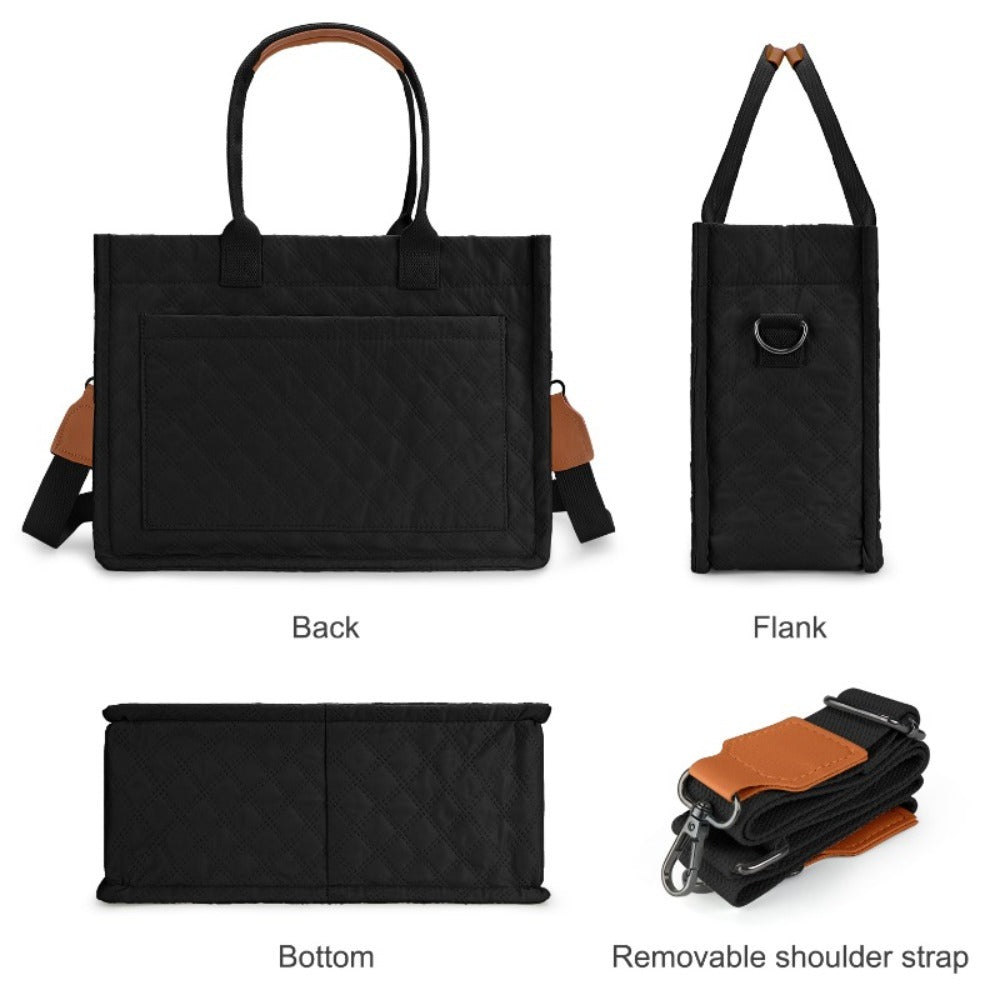 Laptop Bag – Nylon, Multi-Pocket, for Travel & Work | Bag Vero – detail view 15