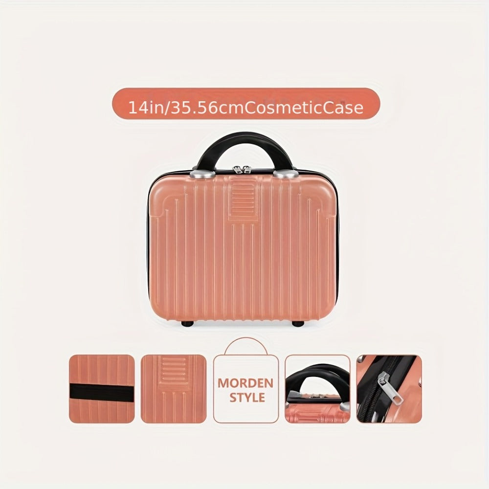 2pcs Set Trolley Case Hook (20"+ 14"), with Suitcase, Lightweight PC Abs Hardshell, TSA Lock, Multi-color Options