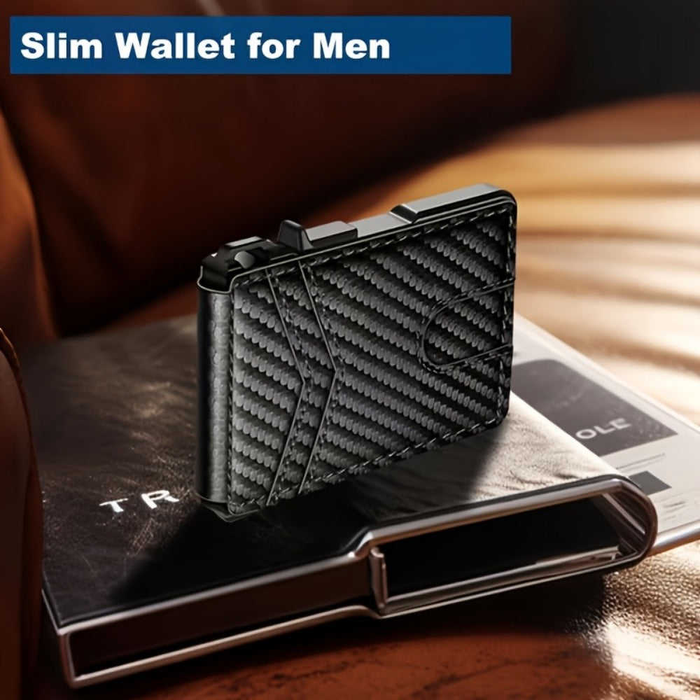 Men's Wallet – RFID Blocking, Money Clip Id Window Metal | Bag Vero – detail view 4