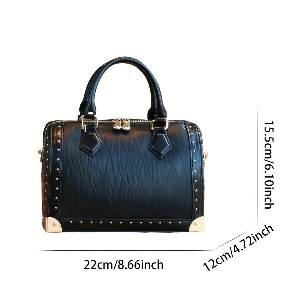Tote Bag for Women – Large Capacity, Boston Pillow Large Capacity Vintage | Bag Vero – detail view 6
