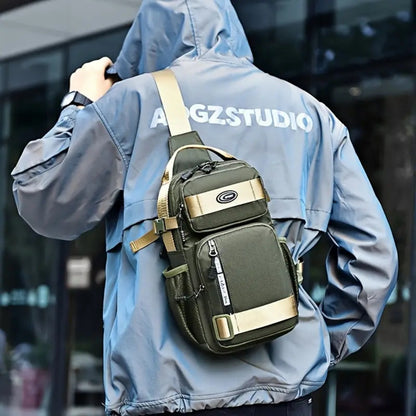 2026 Unisex Large Capacity Backpack - Lightweight Crossbody Bag with Multiple Compartments (Front, Top, Zippered Pocket), Adjustable Strap - Durable Nylon Backpack for Travel, Cycling, Commute, College, Day Trips - Everyday Carry Bag for Men & Women, Trav