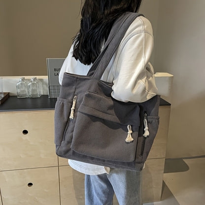 Tote Bag for Women – Corduroy, for Everyday Use | Bag Vero – detail view 18