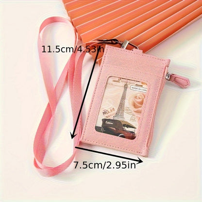 Women's Wallet – Lanyard Card Holder Faux Leather | Bag Vero – detail view 4