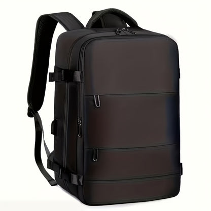 CuteCity Travel Backpack, Unisex Large Capacity Casual Backpack, Stylish And Versatile Multi Compartment Laptop Bag, Men's Business Travel Backpack, Outdoor Portable Multifunctional Multi Pocket Office Commuting Backpack