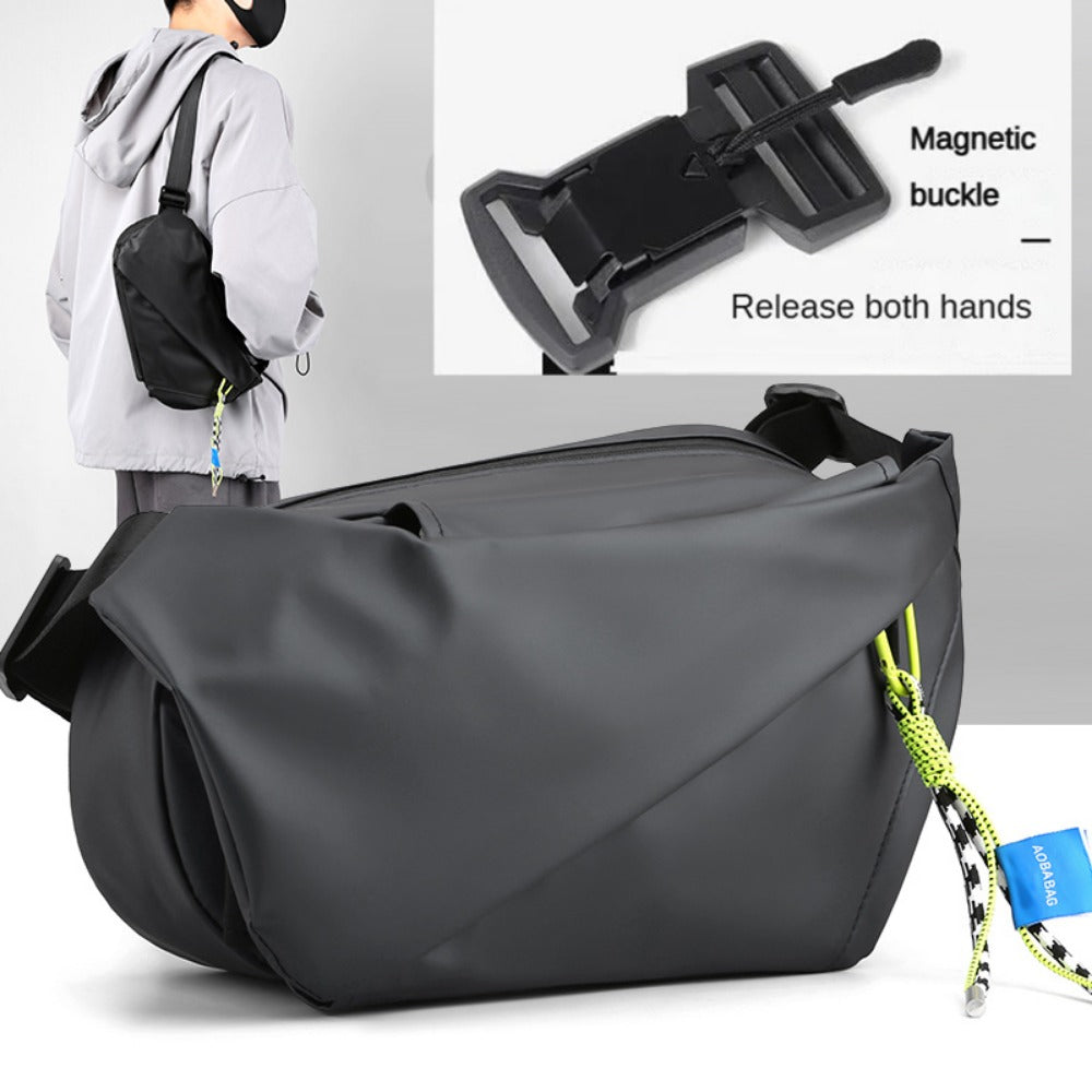 Men's Crossbody Bag – Nylon, Large Capacity, for Everyday Use | Bag Vero – detail view 13