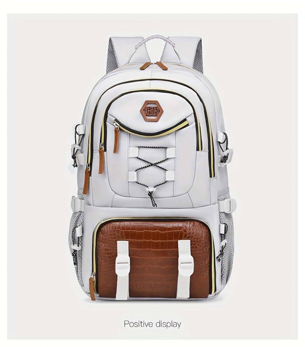 Large Capacity Backpack with Separate Shoe Compartment - Durable, Easy-to-Clean, Multiple Compartments for Business Trips, Daily Use & Outdoor Travel - Holiday Gift, Adjustable Strap, Lightweight, Laptop Compartment, Travel Gear