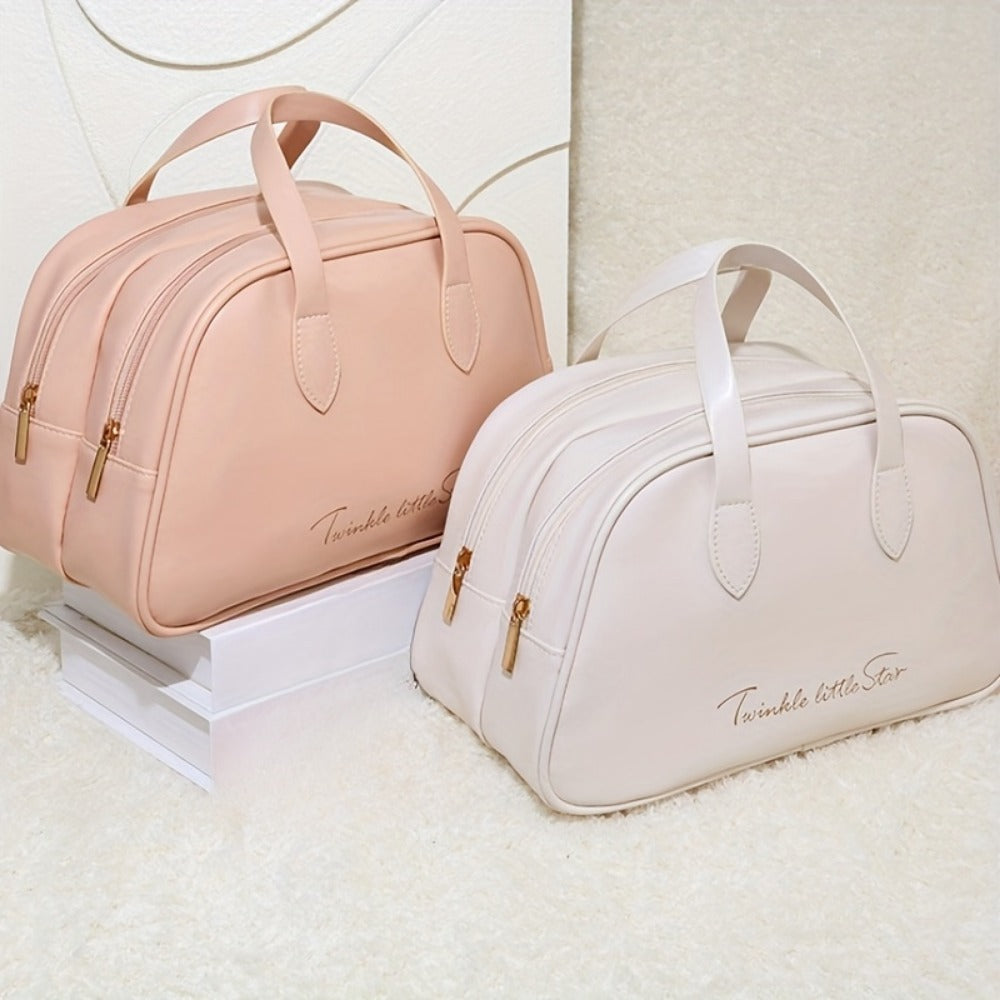 Travel Makeup Bag – PU Leather, Large Capacity, for Travel & Everyday Use | Bag Vero – detail view 7