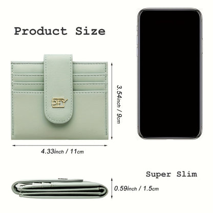 Women'S Spacious Rfid-Blocking Wallet Featuring a Retro Design, Zippered Pocket, Multi-Card Organizer, And Cash Compartment. an Ideal Gift for Teacher'S Day And Birthdays, This Essential Card Holder Boasts Sparkling Details And a Secure Zip Closure