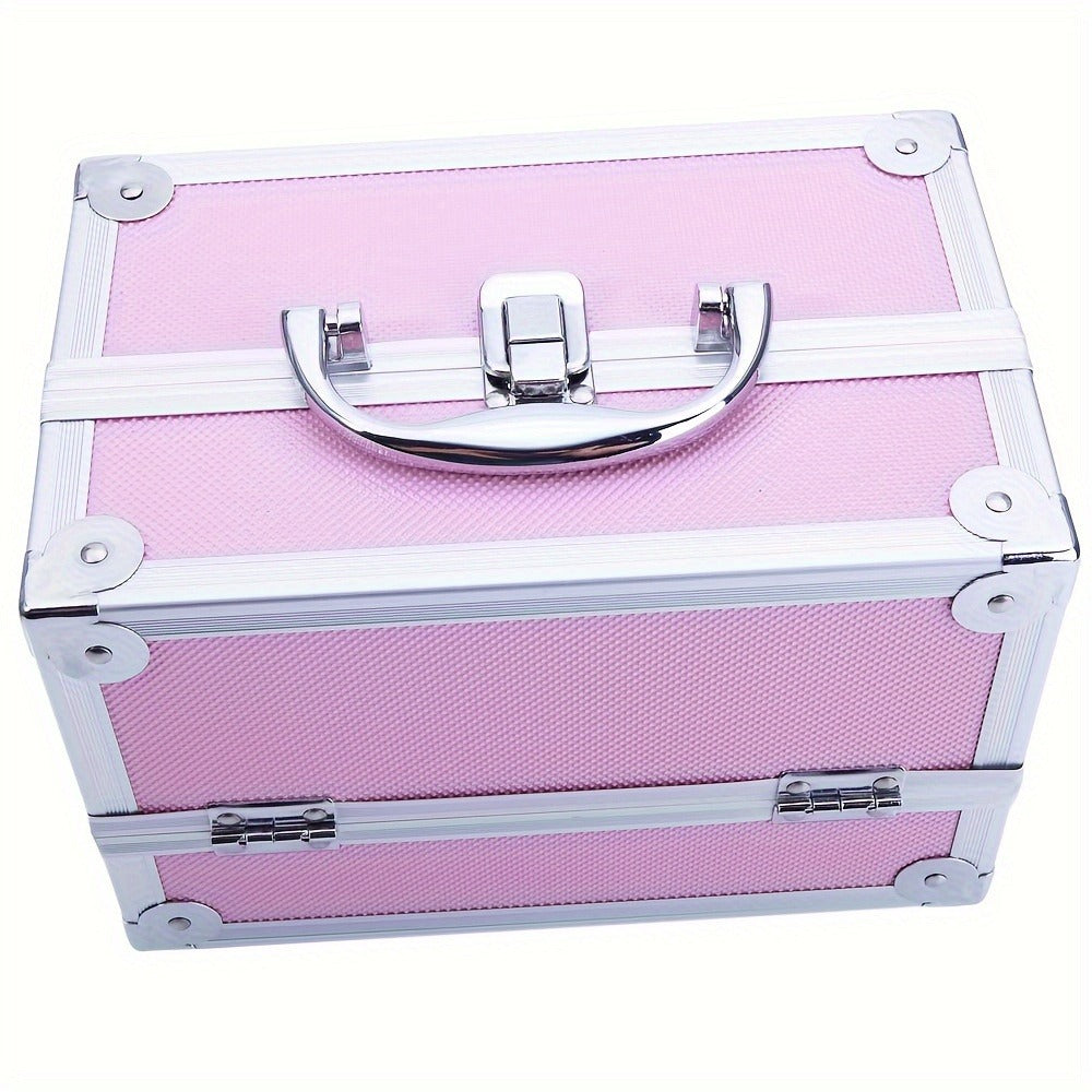 Travel Makeup Bag – Foldable, Aluminum Makeup Train Case Mirror | Bag Vero – detail view 7