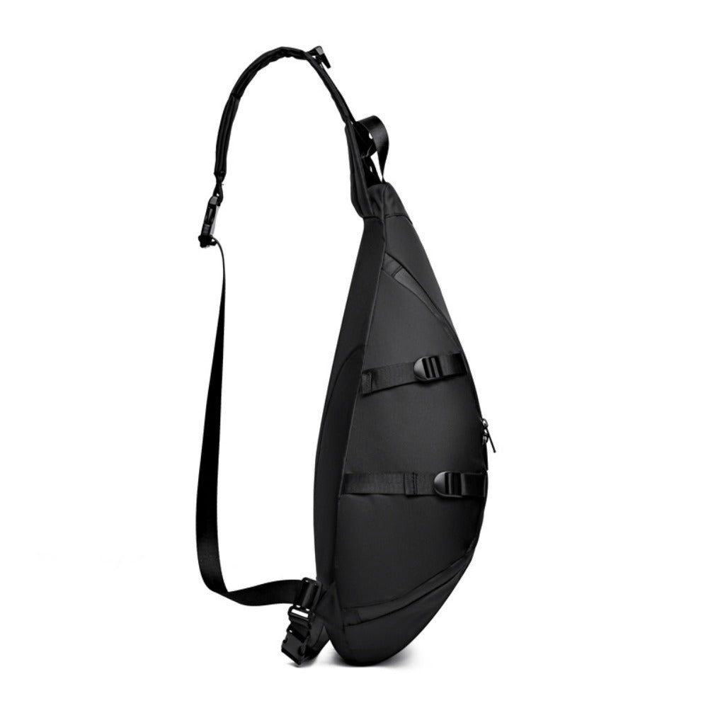 Street Minimalist Shoulder Bag, Large Capacity Fashionable Travel Bag, Men's Commuting Bag, Quality Bag, Motorcycle Bag