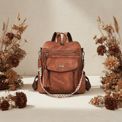 Spring 2025 Wind Style PU Women's Bags, Multifunctional Women's Backpacks.