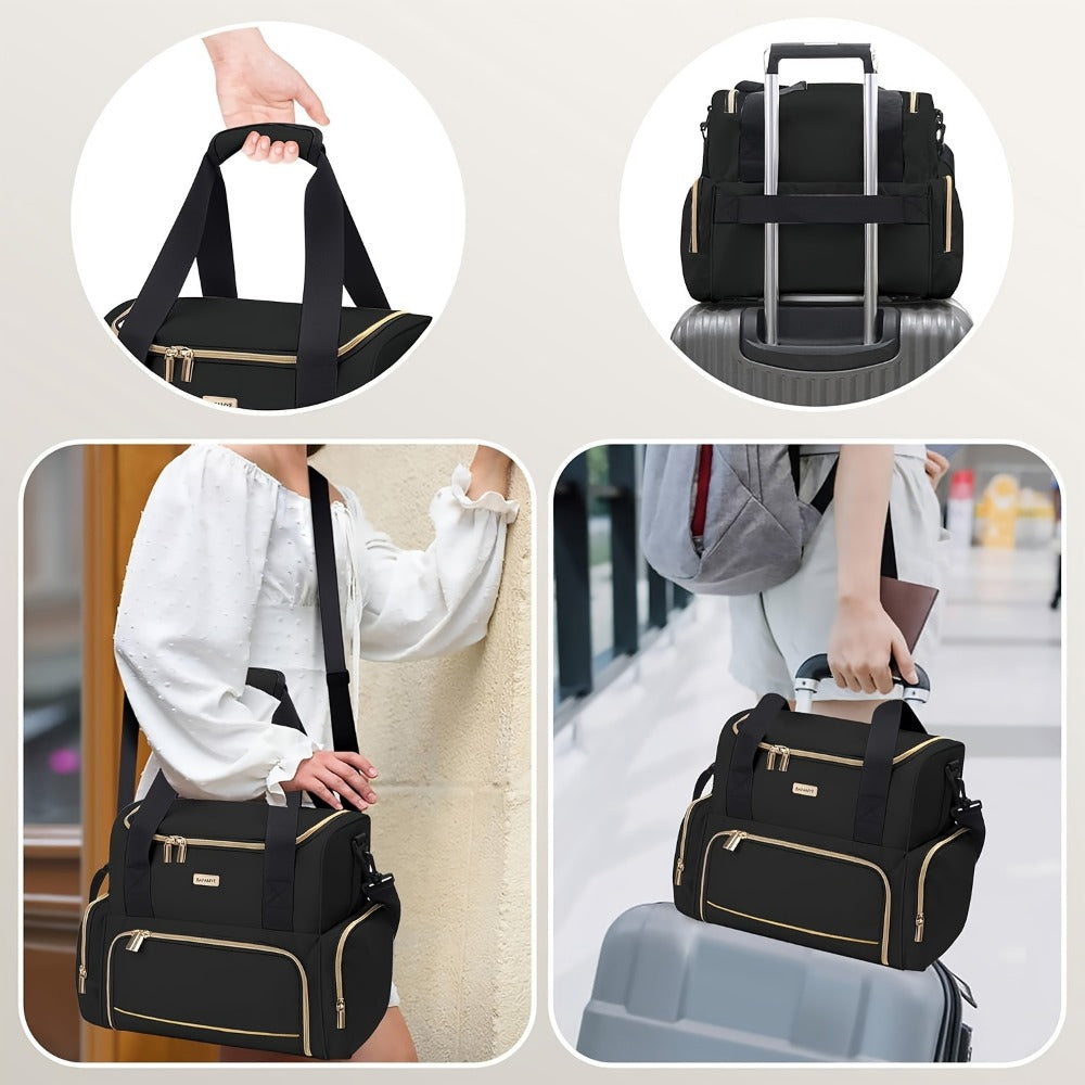 Travel Makeup Bag – for Travel, Large Double Layer Makeup Organizer | Bag Vero – detail view 8