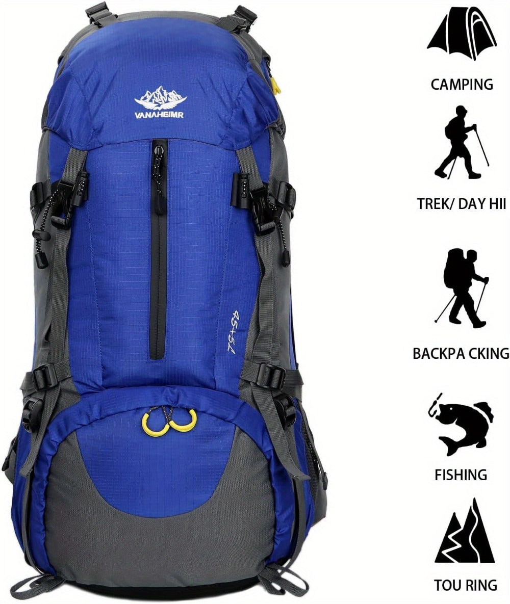 13.21gal Hiking Backpack Men Camping Backpack 11.89gal+1.32gal Lightweight Backpacking Backpack Travel Backpack