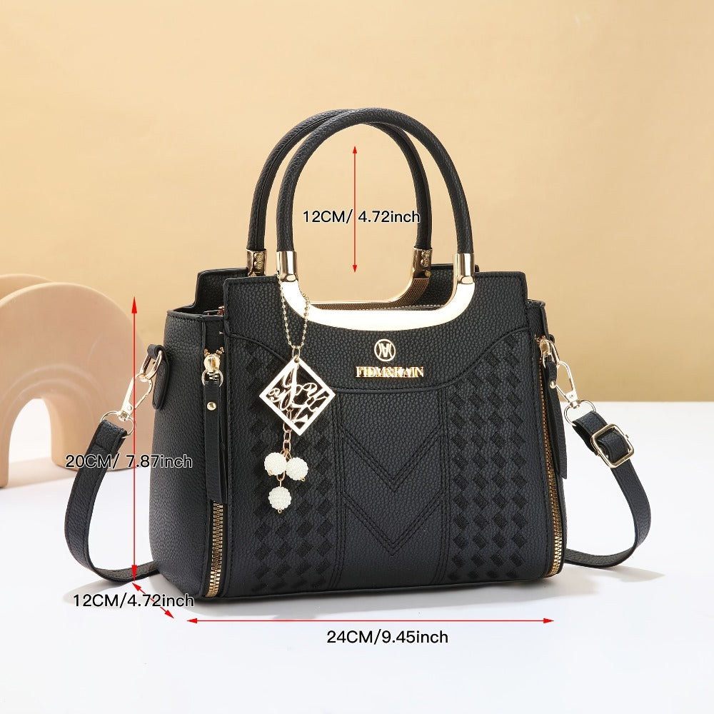 Tote Bag for Women – Large Embroidery Thread Texture Vintage | Bag Vero – detail view 11