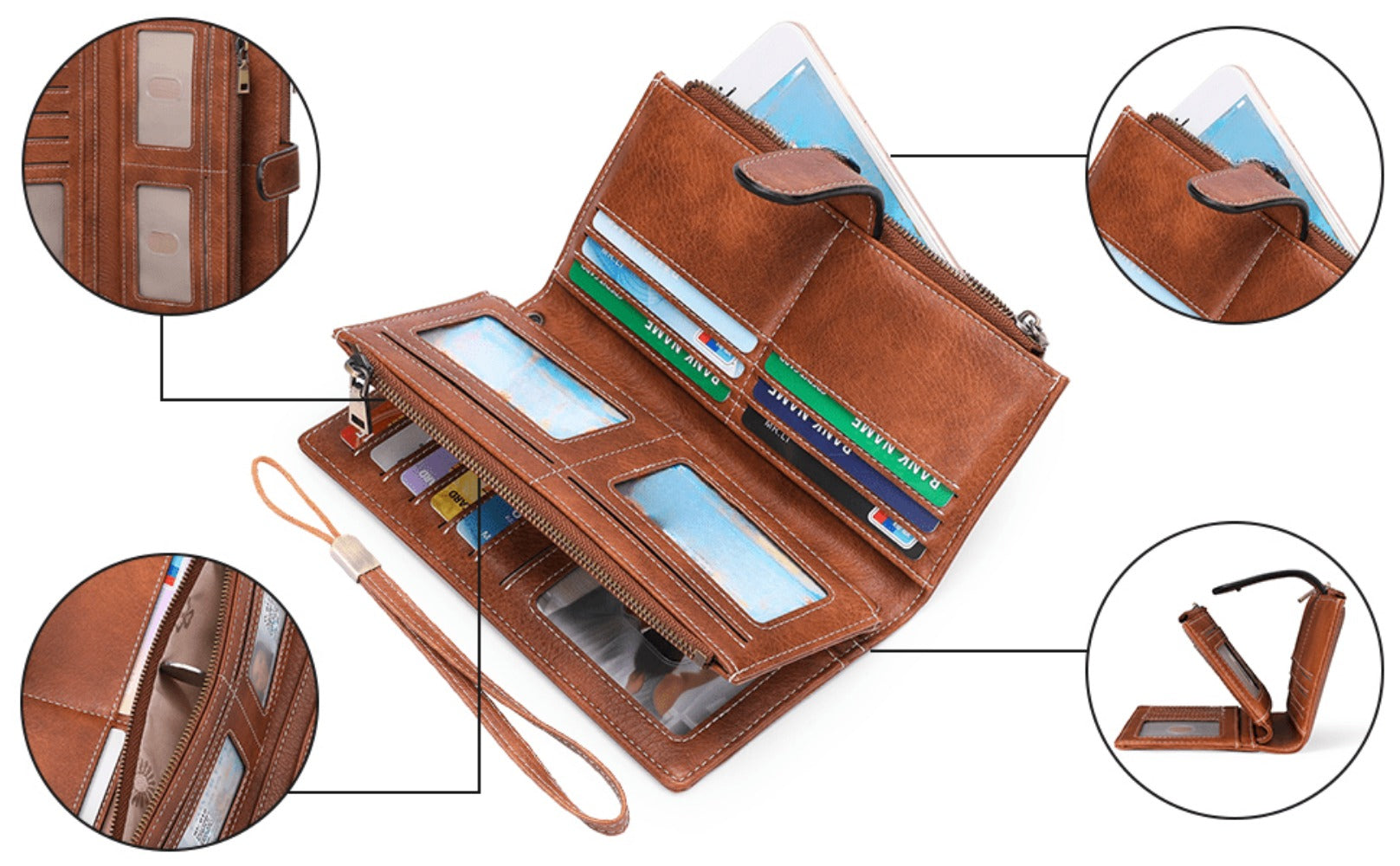 Women's Wallet – PU Leather, RFID Blocking | Bag Vero – detail view 20