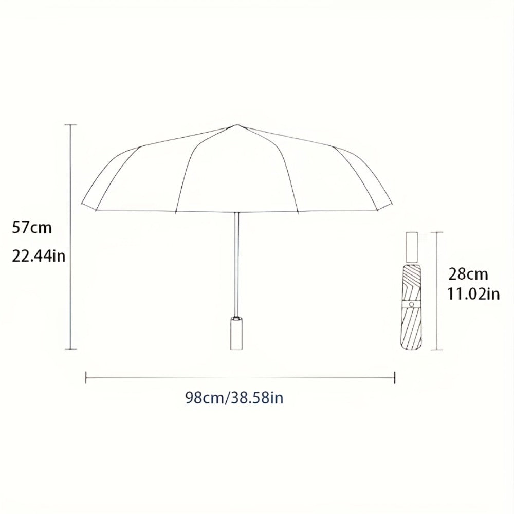 Automatic Opening And Closing Umbrella - Stained Glass Butterfly Pattern, Sturdy 8-Frame Construction, Portable Folding Design, Halloween And Christmas Gift, Multi-Functional Umbrella Suitable for All Occasions