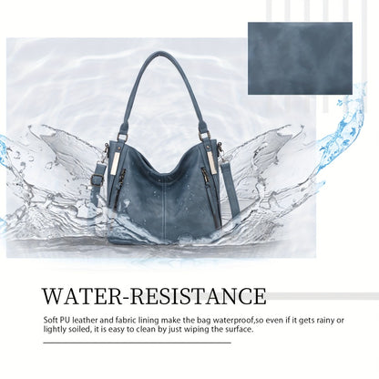 KL928 Purses For Women Shoulder Handbag Medium Hobo Bags Tote Bag With Removable & Adjustable Strap