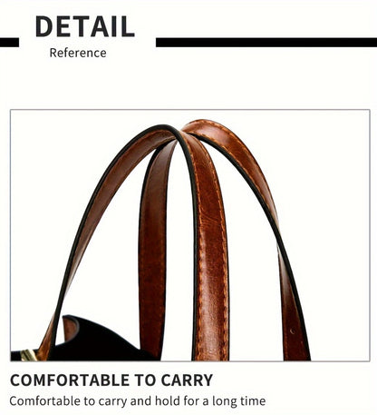 Women'S Crocodile Pattern Satchel Handbags Stylish Tote Handbags Crocodile Purses for Women 3pcs Set