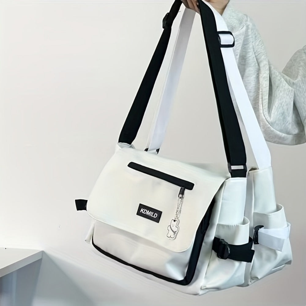 Men's Crossbody Bag – Polyester, Large Capacity, for Travel & Work | Bag Vero – detail view 15