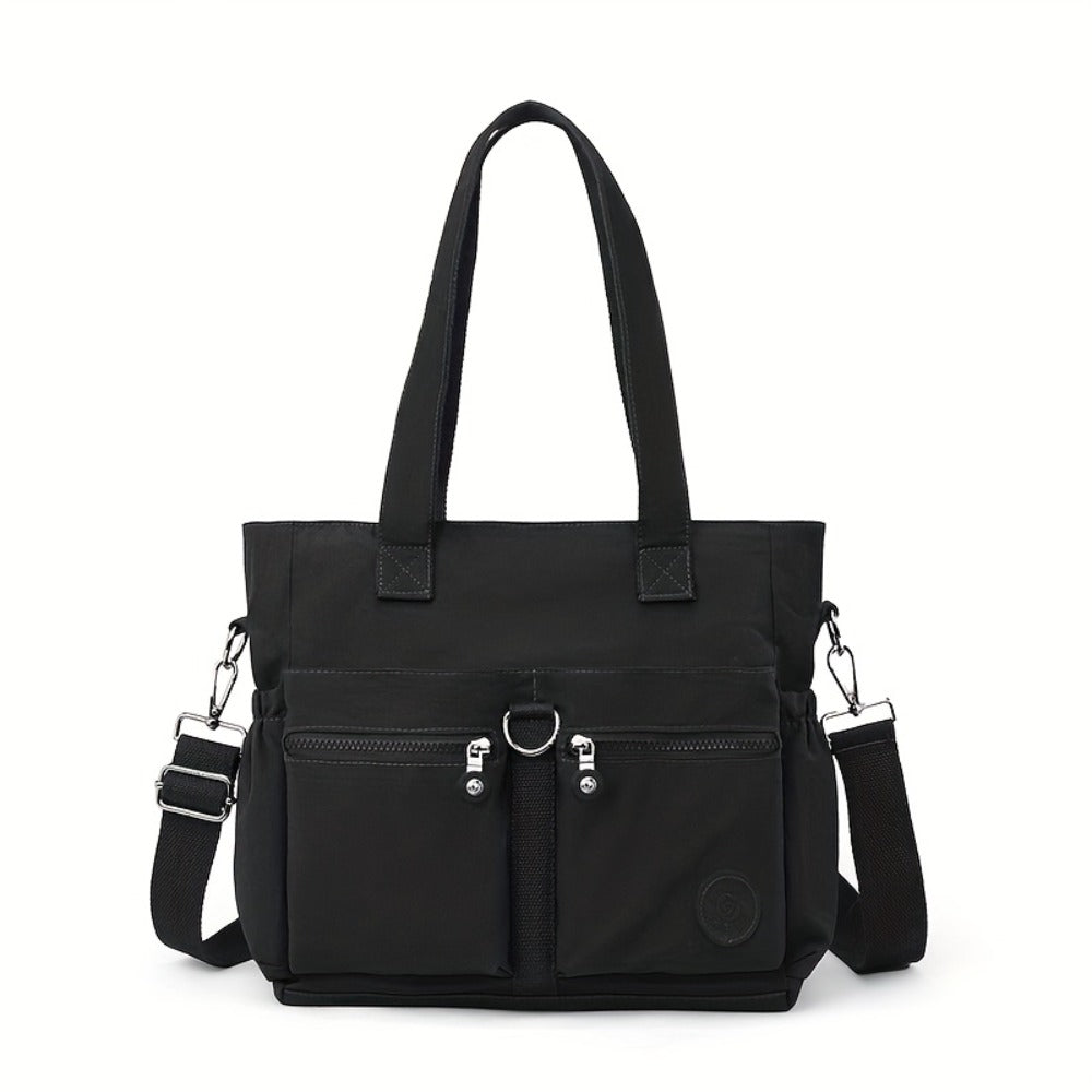 New Style Casual Large Capacity Messenger Bag Commuter Shoulder Bag School Season Student Backpack Fashionable And Versatile, Travel Bag, Work Bag, Bags, Messenger Bag, Adjustable Strap, Casual Commuter Handbag, Simple Classic Casual Shoulder Bag