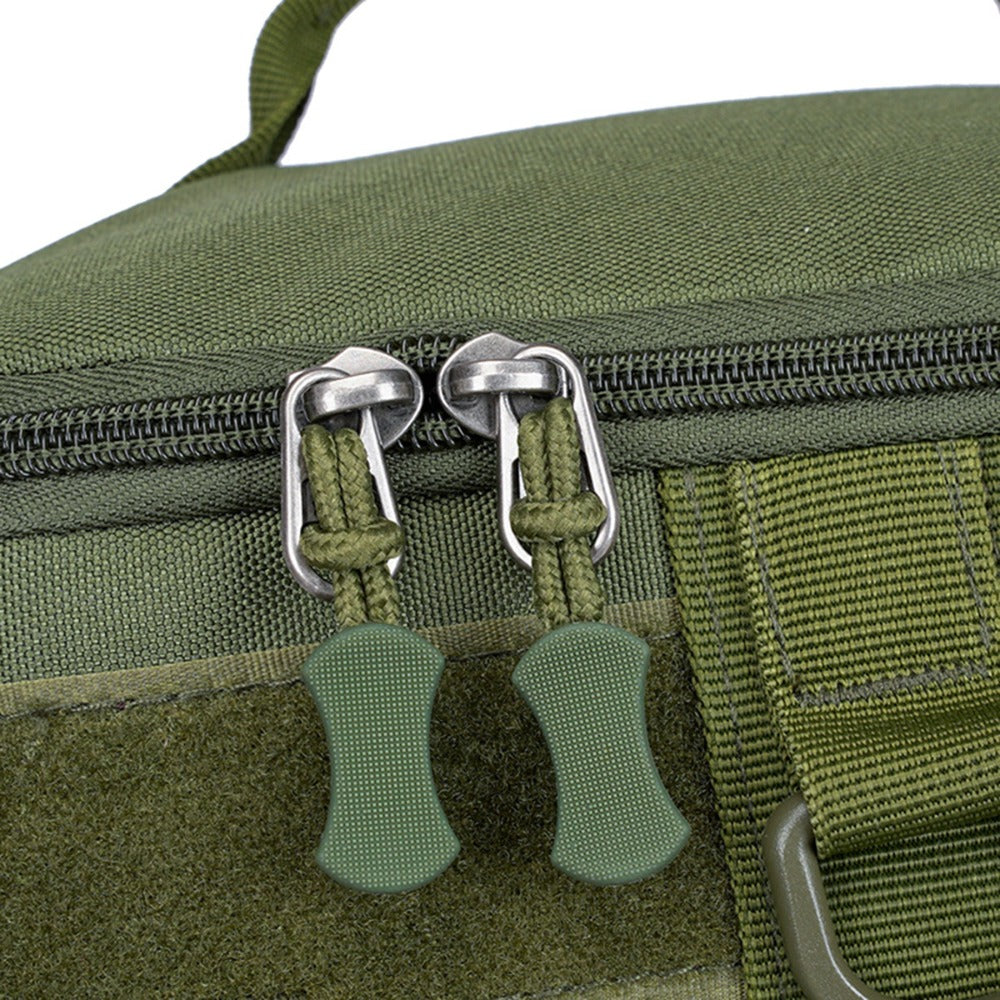 A Versatile Backpack Designed for Outdoor Activities Like Mountain Climbing And Hiking, Featuring a Crossbody Design, a Lure Compartment for Fishing, And a Spacious Layout with Dry And Wet Separation