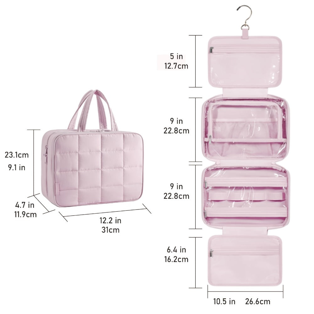 Travel Makeup Bag – PVC, Foldable, for Travel | Bag Vero – detail view 4