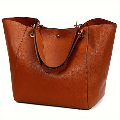 Tote Bag for Women – PU Leather, Large Capacity, for Travel & Work | Bag Vero – detail view 12