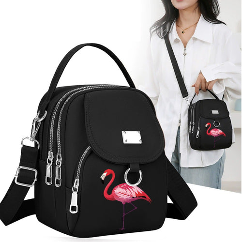 1pc Pink Elegant Pattern Women Go Abroad to Play Oblique Span Bag Versatile Portable Oblique Span Bag Casual Fun Bag One Shoulder Outer Neutral Bag Mobile Phone Bag Casual Commuting