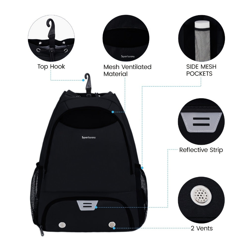 Laptop Backpack – Sports Gym Ball Shoe Laptop | Bag Vero – detail view 9