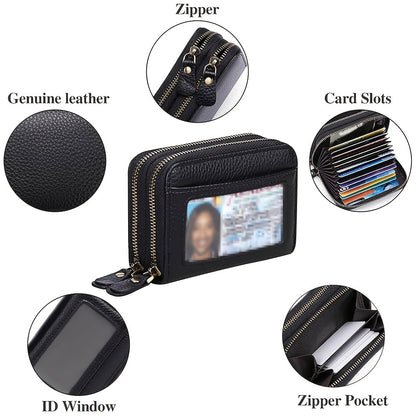 1pc, Women'S Wallet, RFID Blocking Purse, Classic Style 12-Card Slots, Coin Pockets & Cash Compartments, Elegant Gift