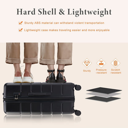 Carry On Luggage – 20 Inch, Hardshell, Expandable, Spinner Wheels | Bag Vero – detail view 5