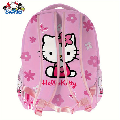 1pc Authorized By Sanrio Hello Kitty Kuromi Cinnamoroll Kawaii Pink Backpacks Cartoon Lightweight Backpacks All Over Print Casual Backpack Portable Outdoor Travel Backpack Laptop Bag