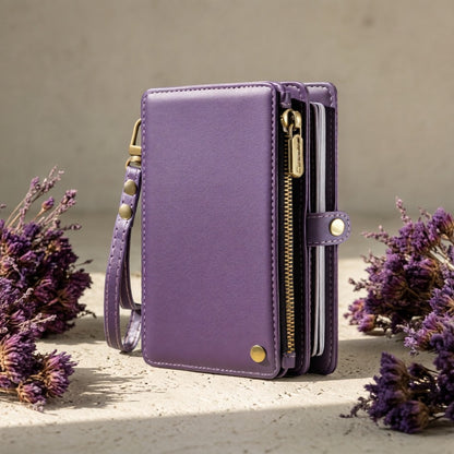 Passport Holder For Travel, Passport Case Wallet With Strap Wristlet And Zipper Wallet For Men Women