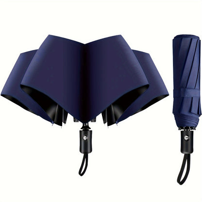Portable And Sturdy Compact Umbrellas Designed to Withstand Rain And Wind, Featuring Automatic Opening, a Premium Handle, Vibrant Designs, And Foldable for Easy Travel, Making Them Ideal for Use in And While on The Move