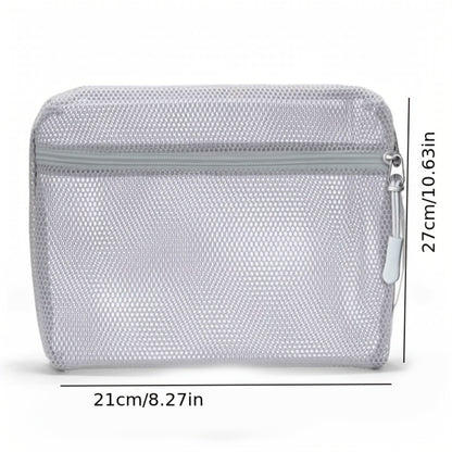Large Capacity Men's Toiletry Bag, Portable High Quality PU Makeup Bag, Simple Travel Handbag for Business Trips