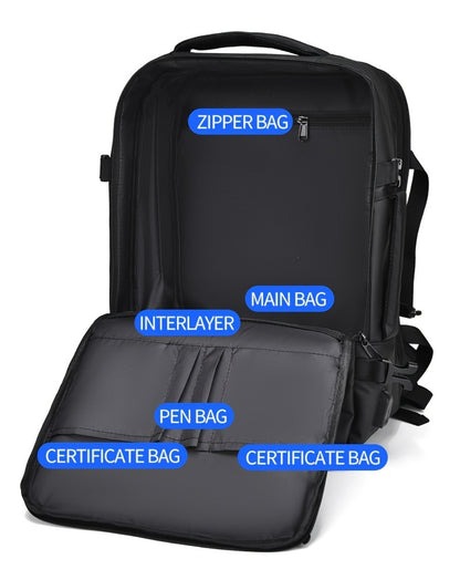 Outdoor Exploration, New Versatile Travel Bag, Portable Hiking Backpack Luggage Bag, Spacious Multi-Pocket Stylish Backpack for Business Travel And Commuting, Travel Backpacks