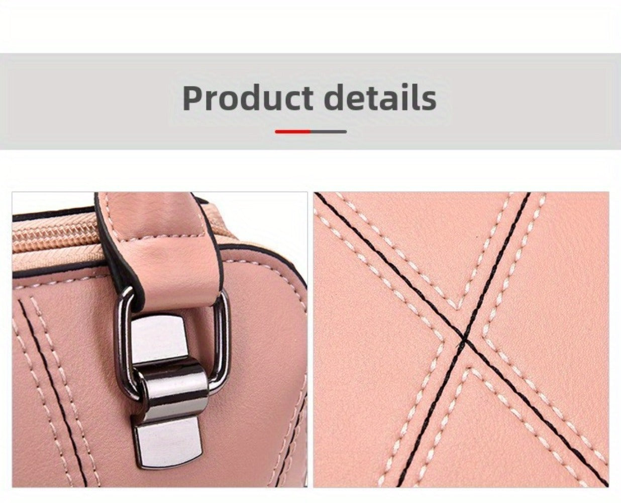 2026 4pcs Set PU Minimalist Style Women's Bag Set, Lightweight Women's Shoulder Bag, Large Capacity Women's Crossbody Bag Tote Bag with Cat Tassel Decoration, Suitable As A Gift, Game Day Bag, Football Fan Gear for All Fans