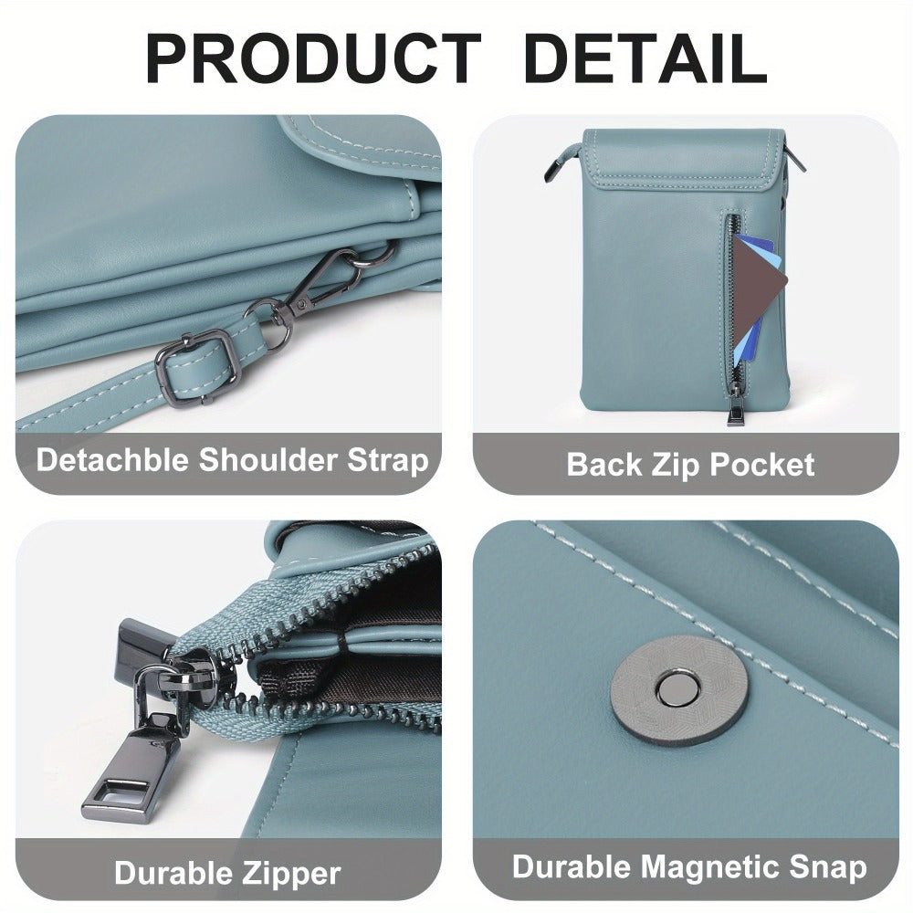 Crossbody Bag for Women – PU Leather, Adjustable Strap, Mini, for Travel | Bag Vero – detail view 17