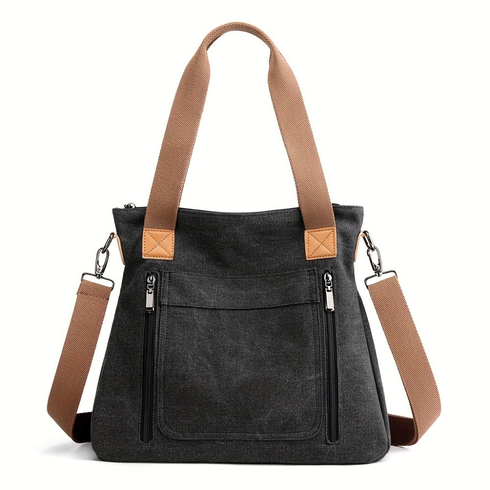Ladies' Bags, Crossbody Bags, Shoulder Bags, Large Capacity Tote Bags, Workplace Commuting, Durable And Practical, Classic And Simple Casual Design Versatile Zipper Bags, Handbags, Bags, Fabric Bags ( Crossbody Bags Large Capacity Bags)