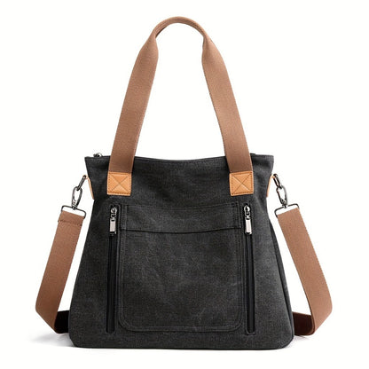 Ladies' Bags, Crossbody Bags, Shoulder Bags, Large Capacity Tote Bags, Workplace Commuting, Durable And Practical, Classic And Simple Casual Design Versatile Zipper Bags, Handbags, Bags, Fabric Bags ( Crossbody Bags Large Capacity Bags)