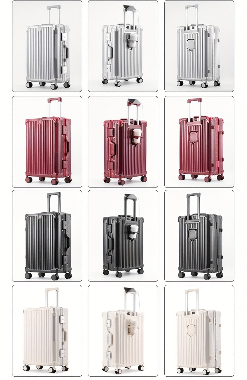 Carry On Luggage – 26 Inch, Large Capacity, Lightweight, for Travel | Bag Vero – detail view 28