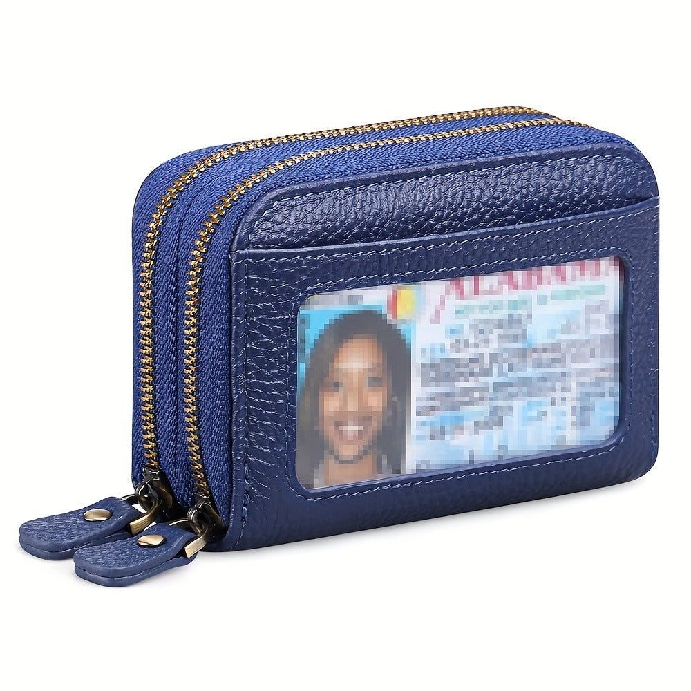 1pc, Women'S Wallet, RFID Blocking Purse, Classic Style 12-Card Slots, Coin Pockets & Cash Compartments, Elegant Gift