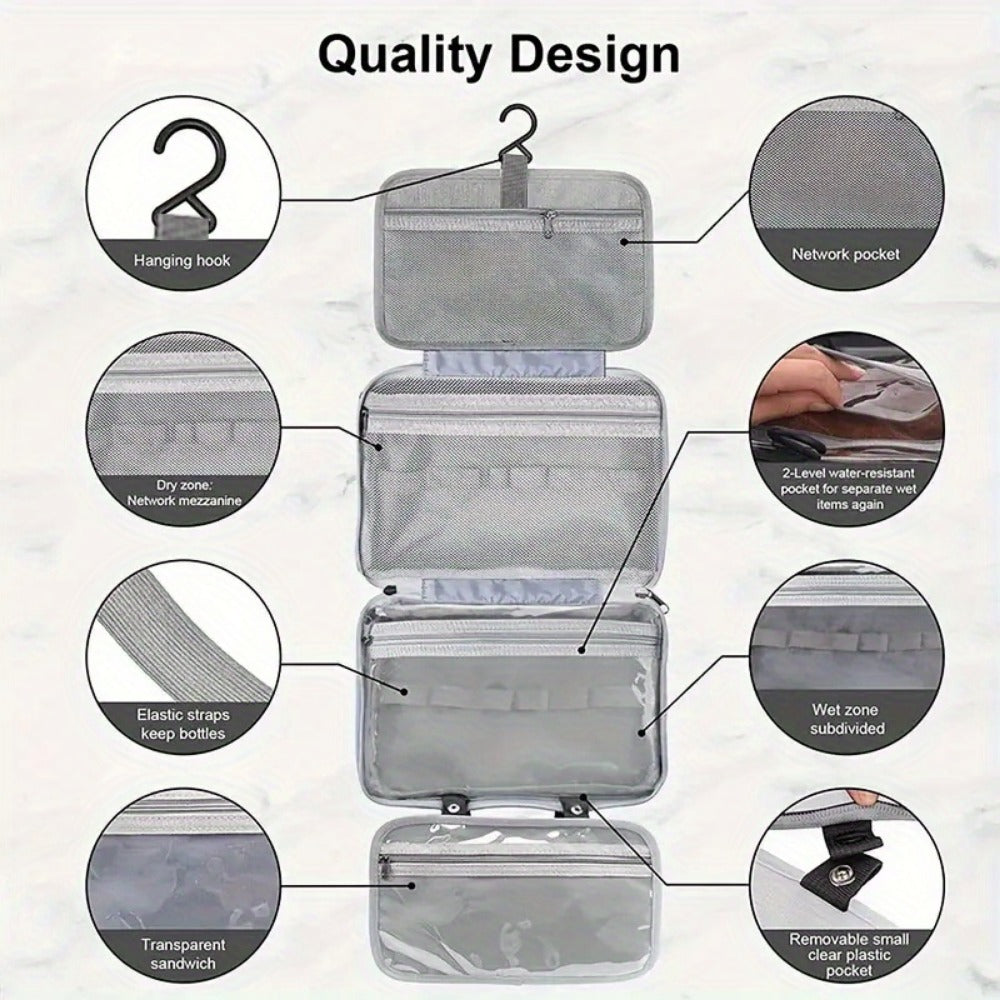 Travel Makeup Bag – Waterproof, Foldable, for Travel | Bag Vero – detail view 13