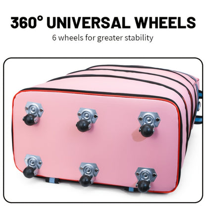 Oversized Expandable Rolling Duffle Bag - Collapsible Checked Luggage for Air Travel And Relocation