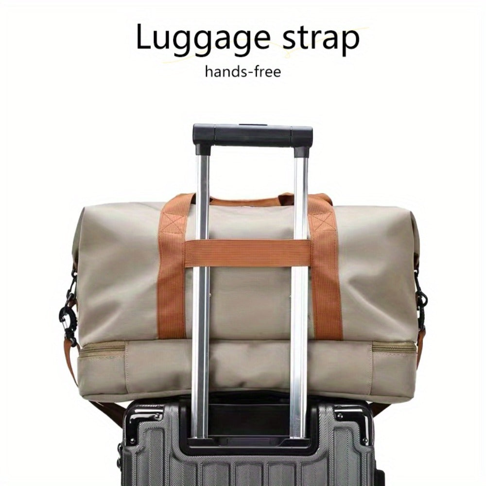 Spacious Tote Bag Designed for Travel And Fitness, Perfect for Both Short And for long Journeys. Versatile As a Casual Shoulder Or Crossbody Bag, It Makes an Excellent Gift for Friends